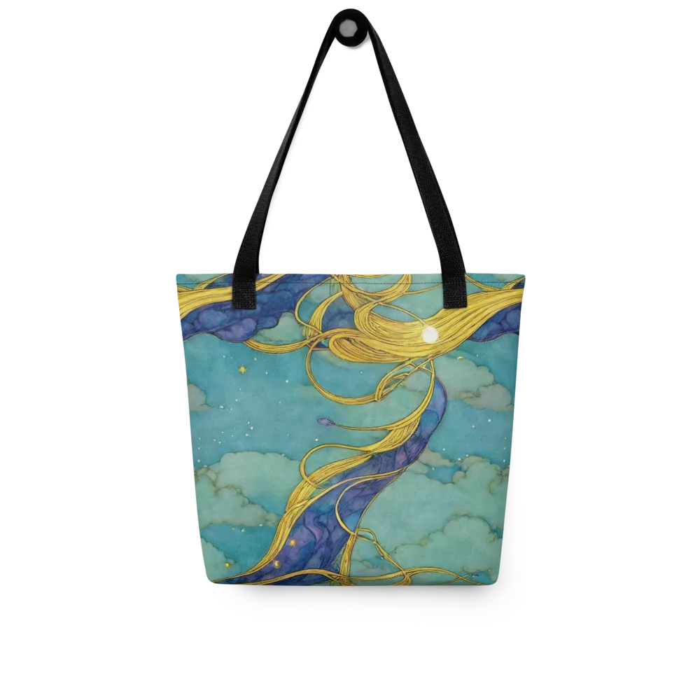 Aquatic Filigree on Tote Bag — Front