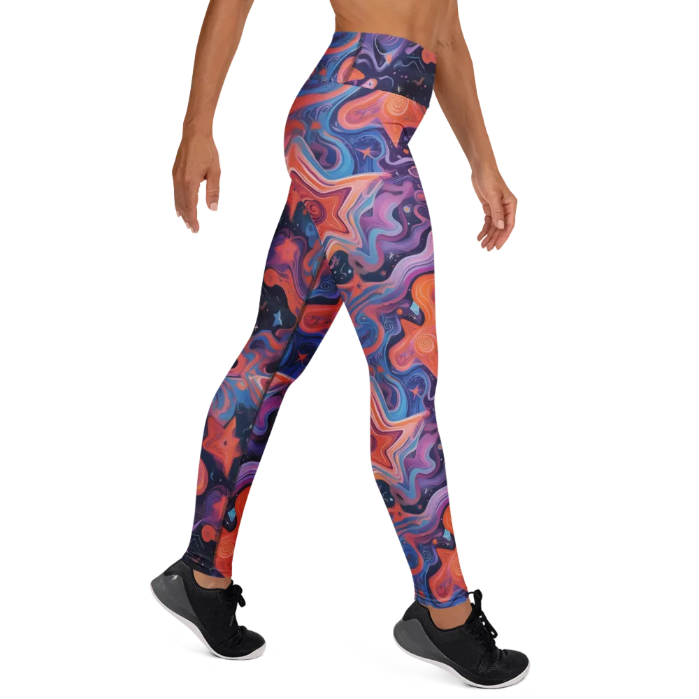 Astrofluid on Yoga Leggings — Right