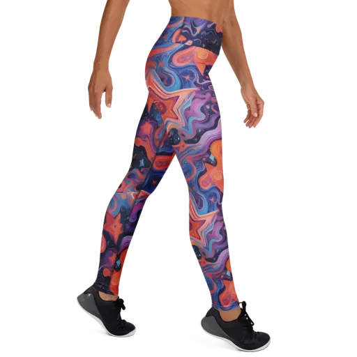 Astrofluid on a Yoga Leggings