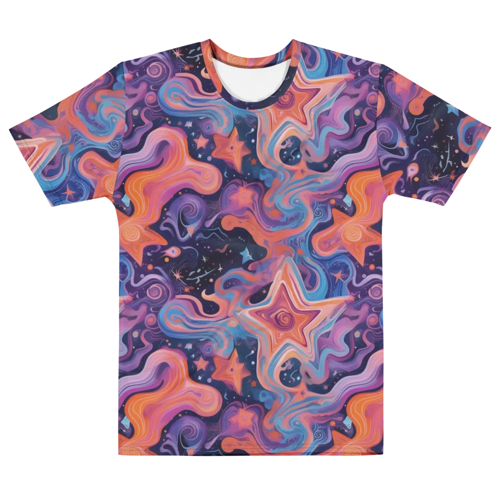 Astrofluid on Men's Cotton Crew Neck T-Shirt — Front