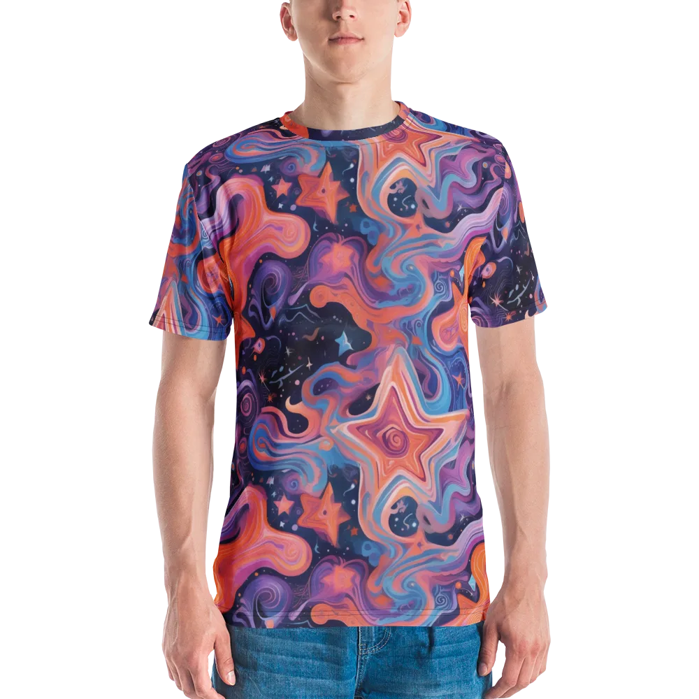 Astrofluid on Men's Crew Neck T-Shirt — Front