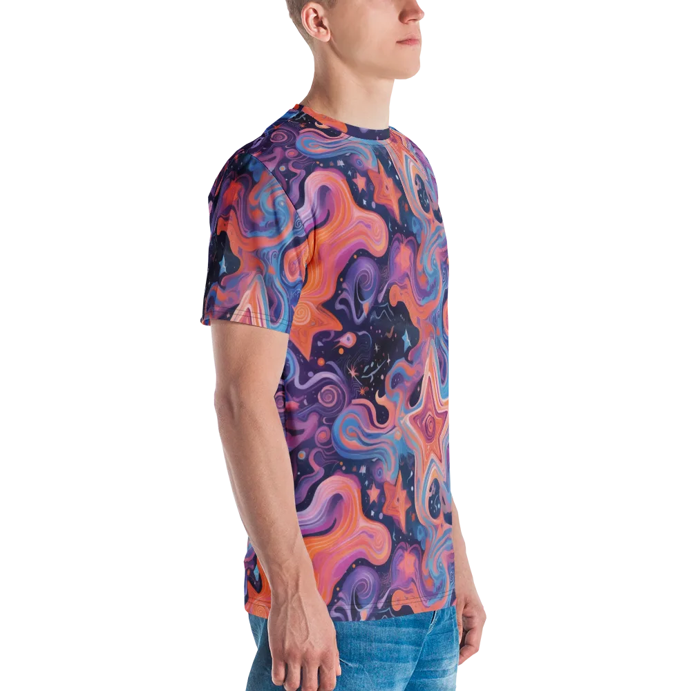 Astrofluid on Men's Crew Neck T-Shirt — Right