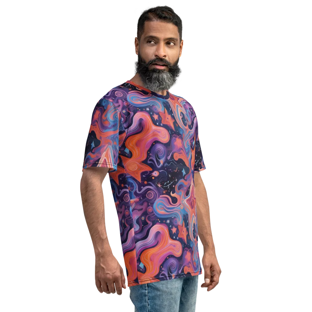 Astrofluid on Men's Crew Neck T-Shirt — Right