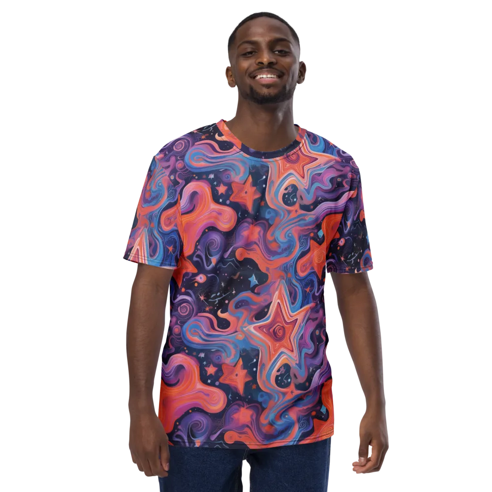 Astrofluid on Men's Crew Neck T-Shirt — Front