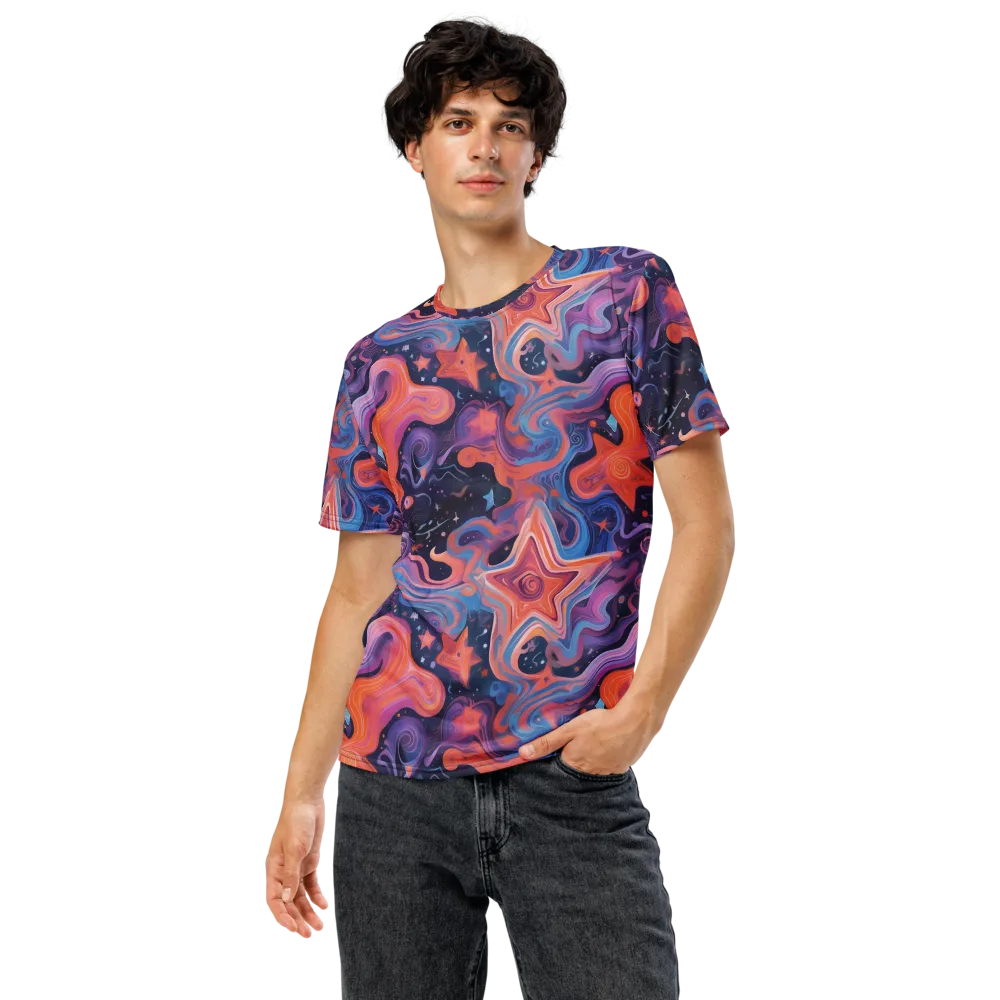 Astrofluid on Men's Crew Neck T-Shirt — Front