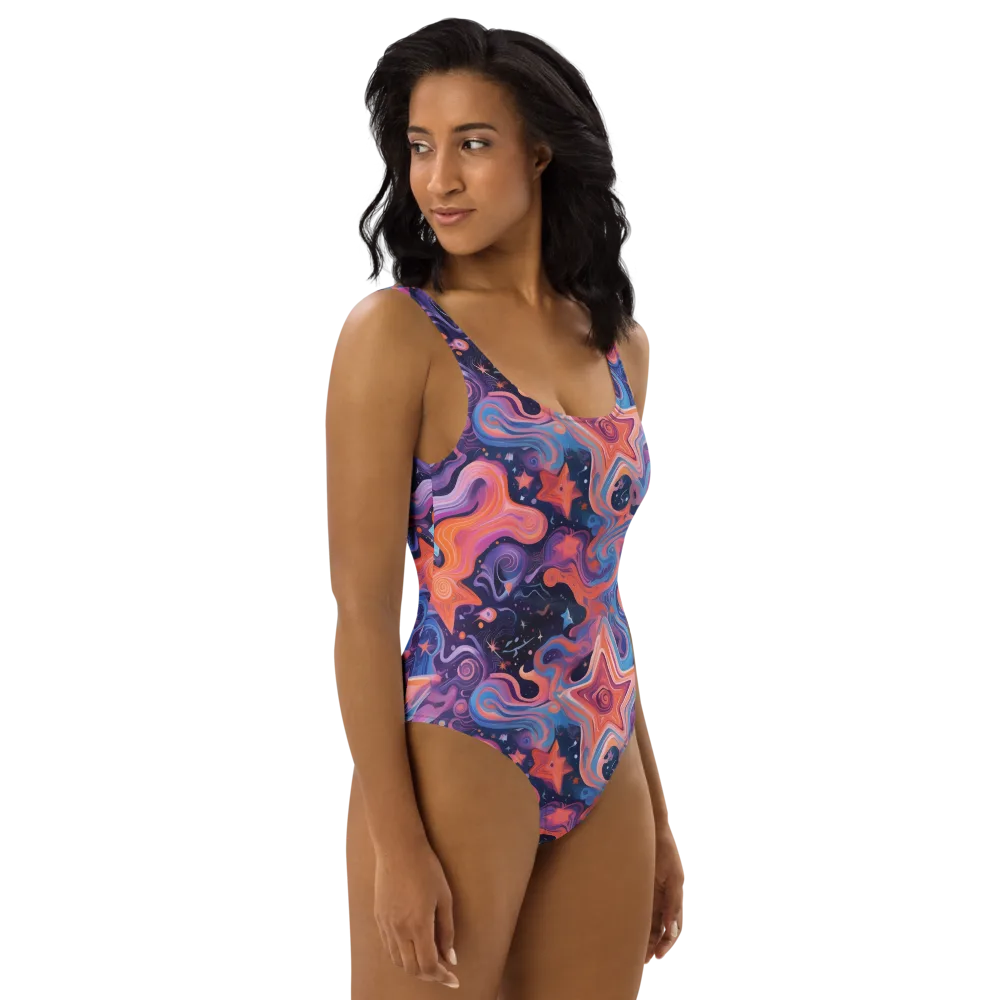 Astrofluid on One-Piece Swimsuit — Right