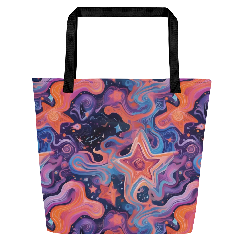 Astrofluid on Large Tote Bag W/ Pocket — Front