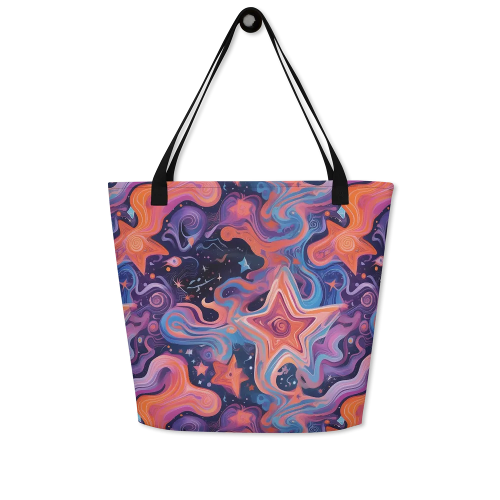 Astrofluid on Large Tote Bag W/ Pocket — Front
