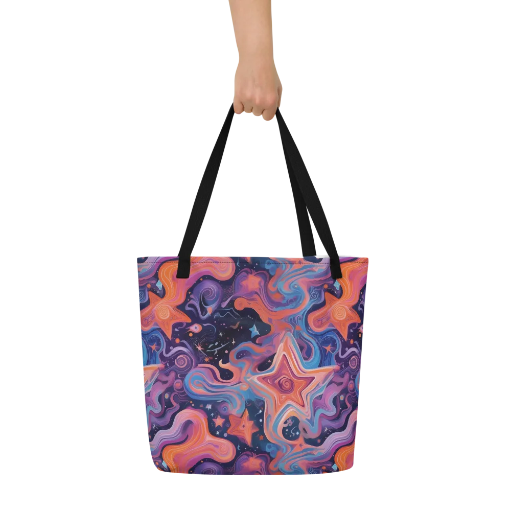 Astrofluid on Large Tote Bag W/ Pocket — Front