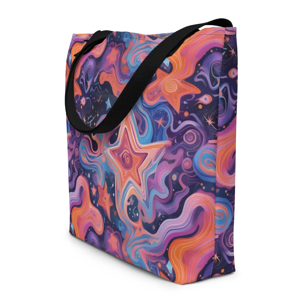 Astrofluid on Large Tote Bag W/ Pocket — Front