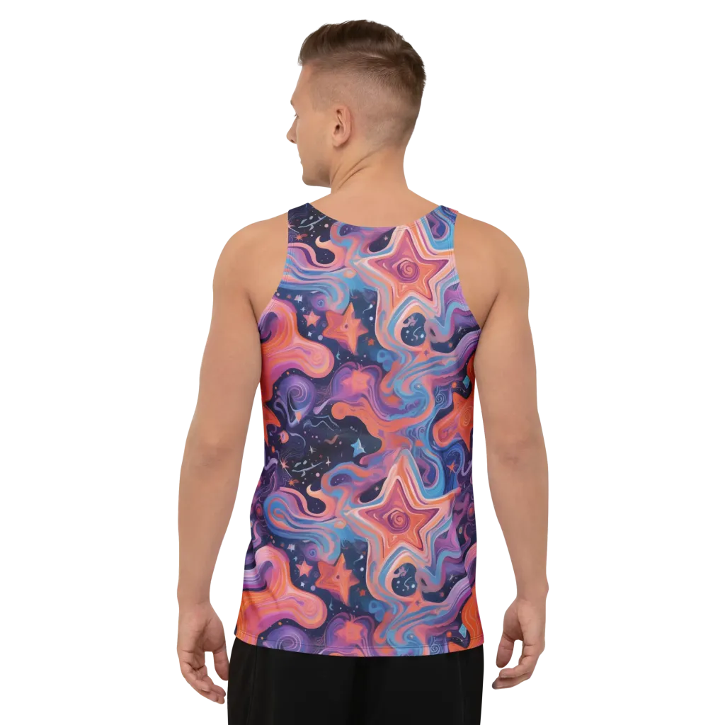 Astrofluid on Men's Tank Top — Back