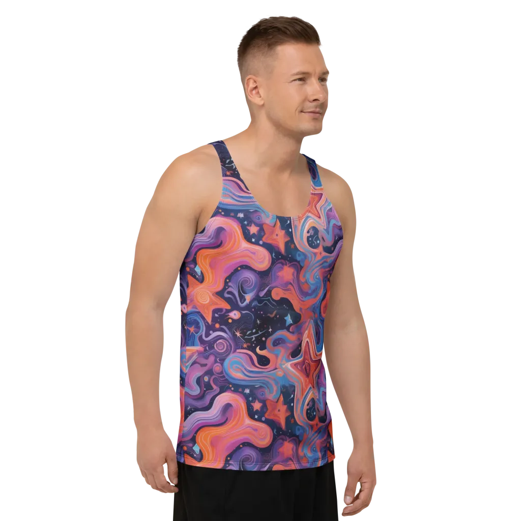 Astrofluid on Men's Tank Top — Right Front