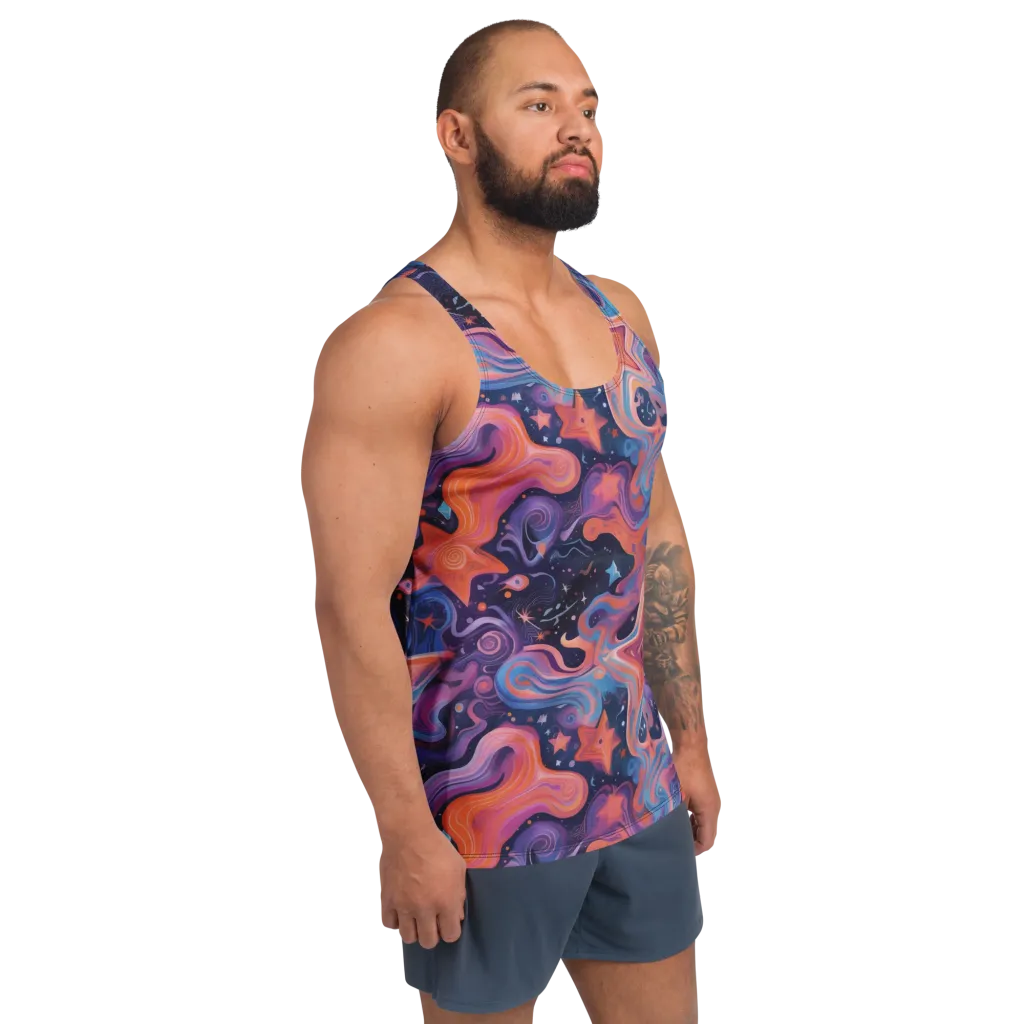 Astrofluid on Men's Tank Top — Right Front