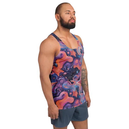 Astrofluid on a Men's Tank Top