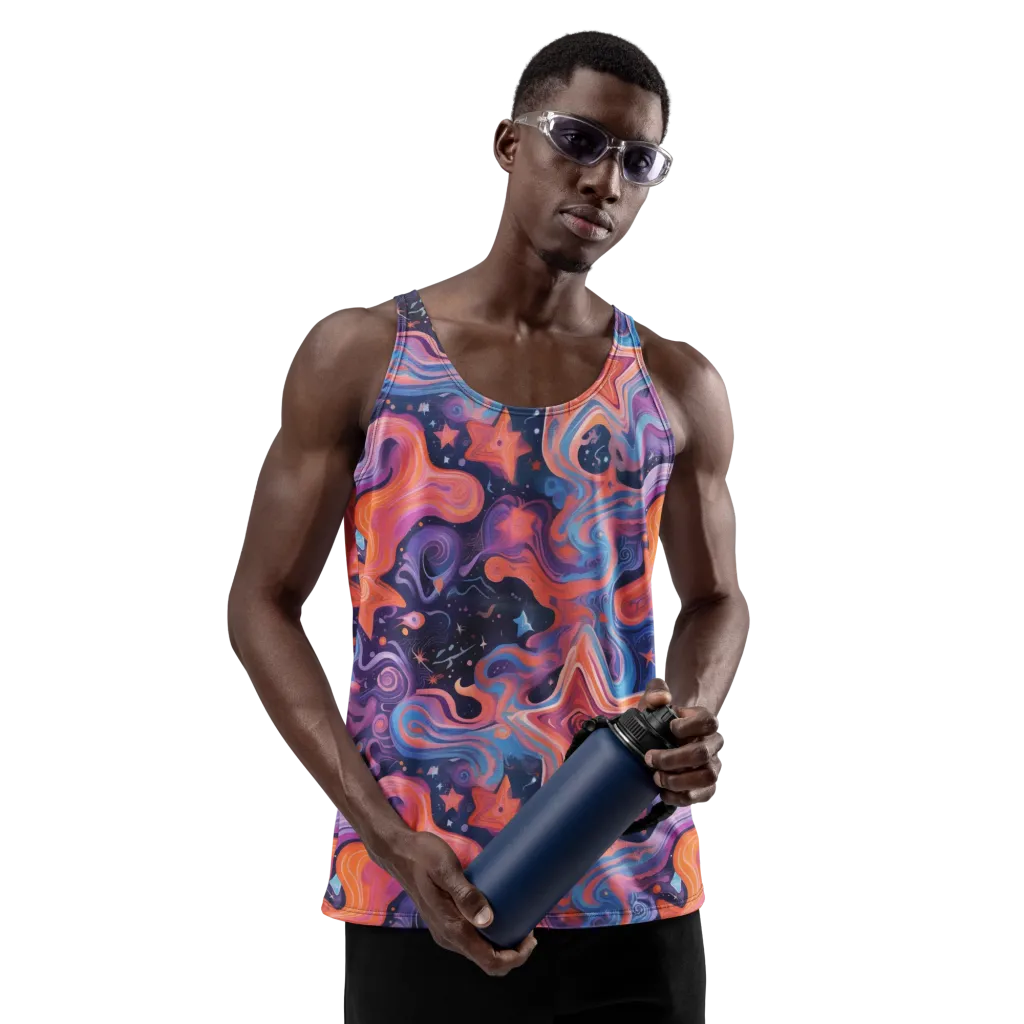 Astrofluid on Men's Tank Top — Front