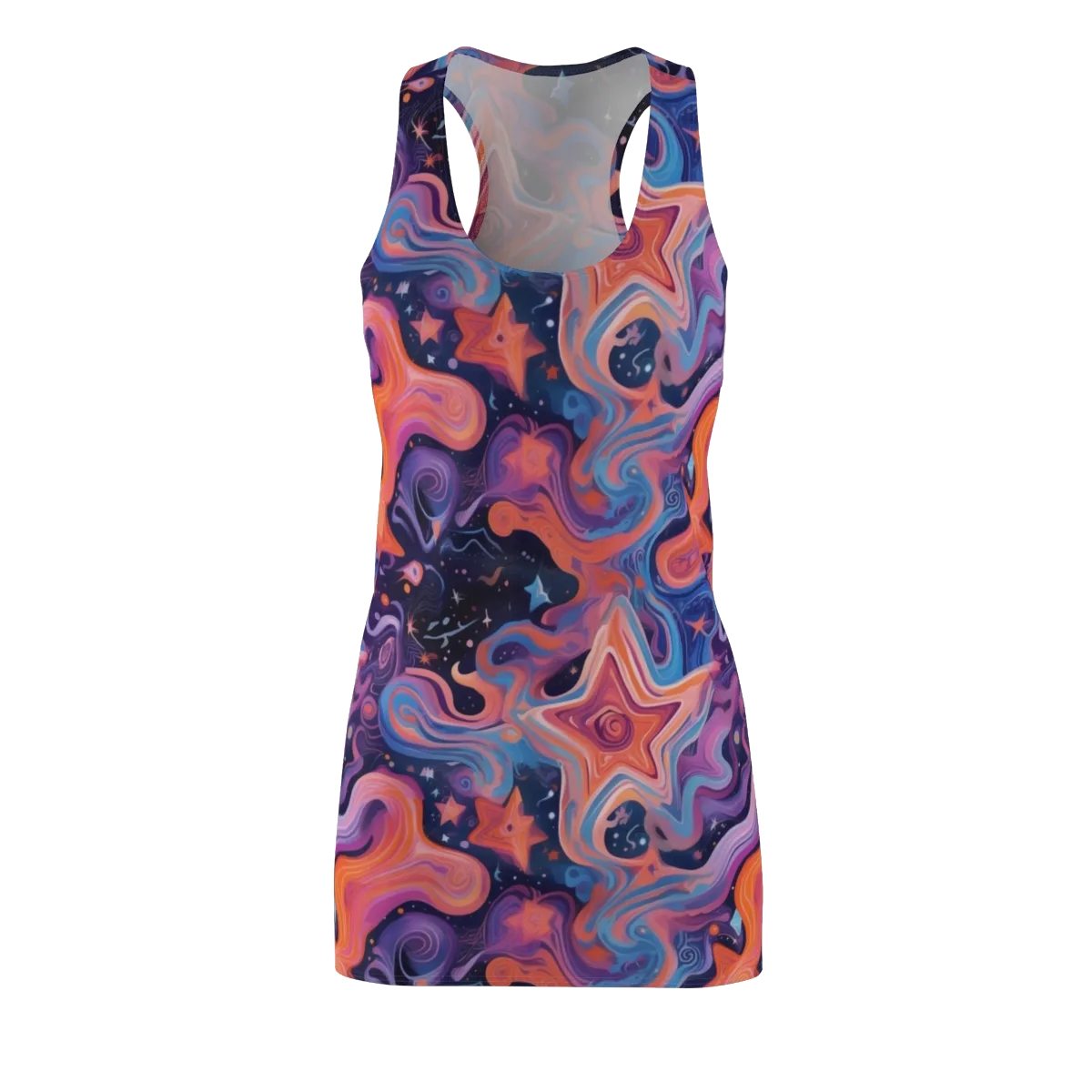 Astrofluid on Racerback Dress — Front