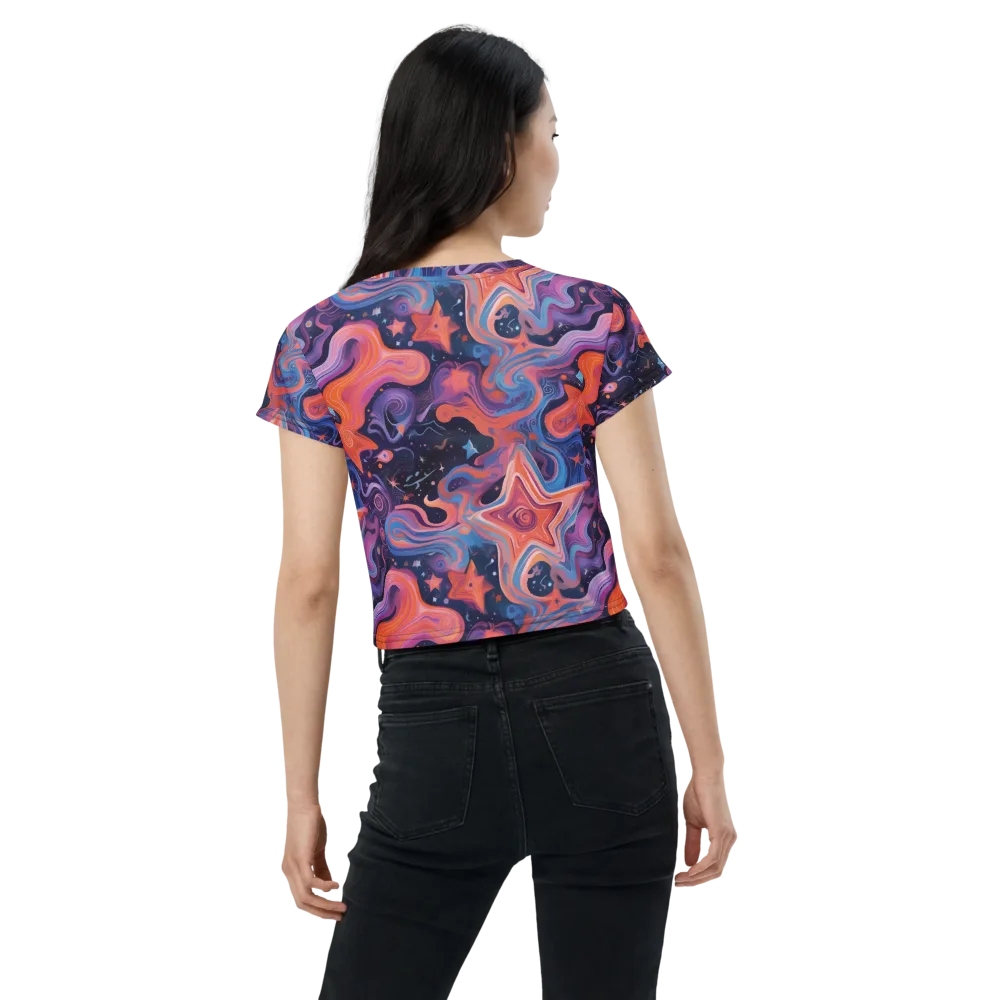 Astrofluid on Crop Tee — Back