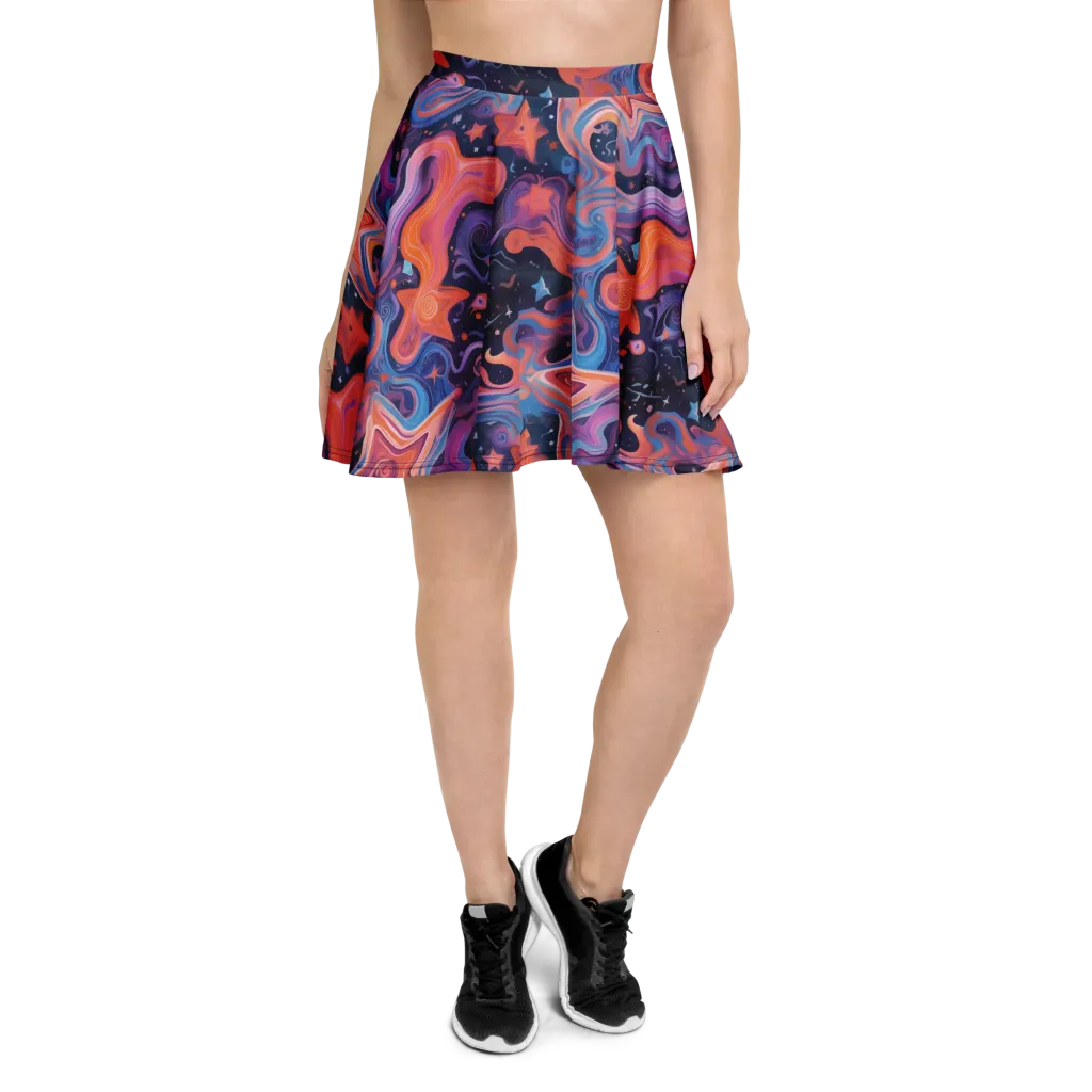 Astrofluid on Skater Skirt — Front