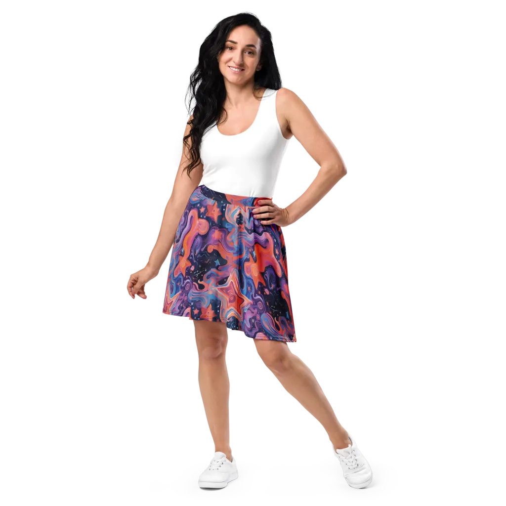 Astrofluid on Skater Skirt — Front