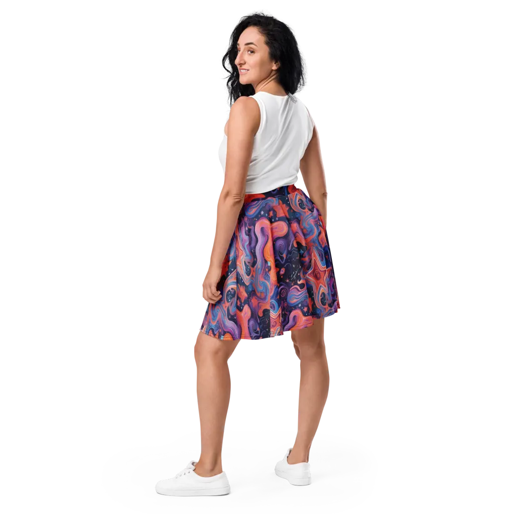Astrofluid on Skater Skirt — Back