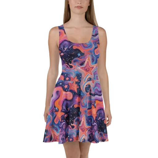 Astrofluid on a Skater Dress