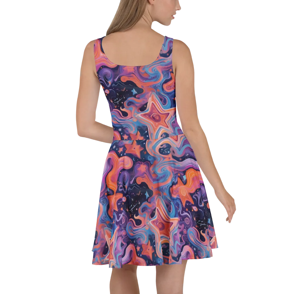 Astrofluid on Skater Dress — Back