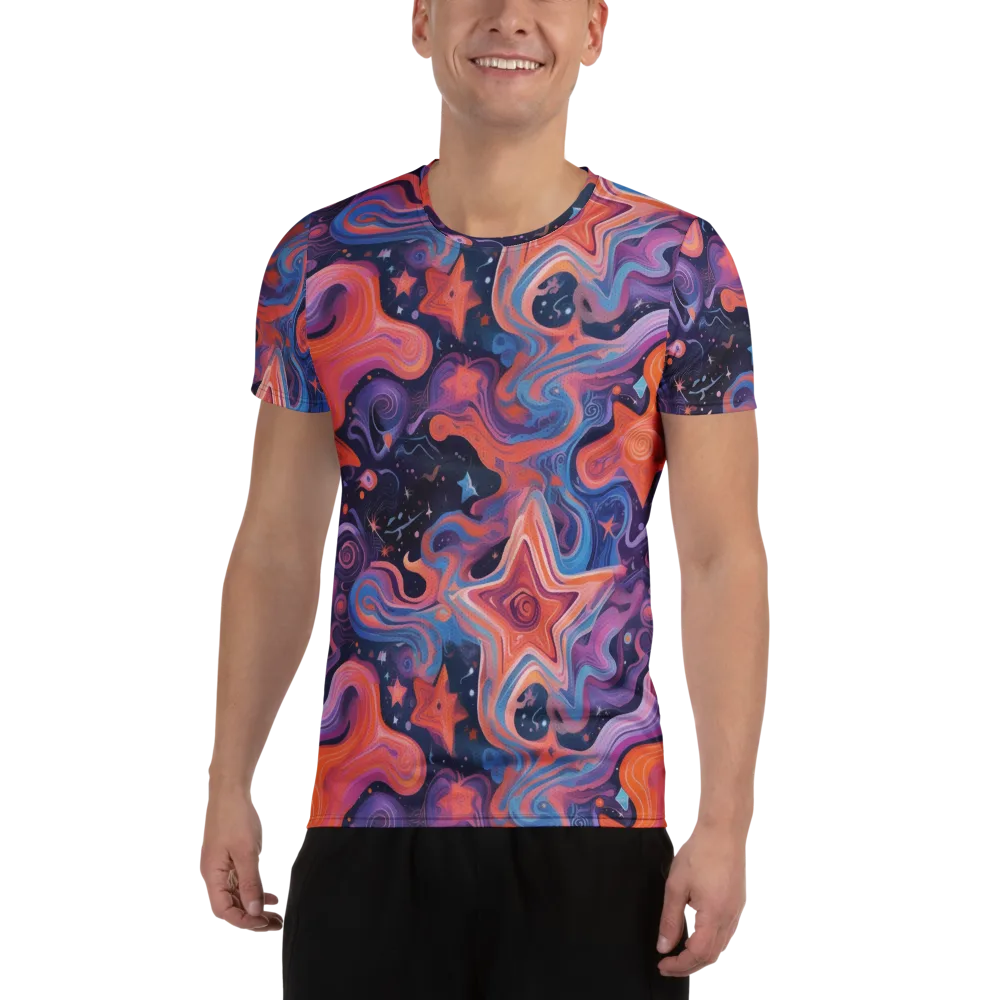 Astrofluid on Men's Athletic T-Shirt — Front
