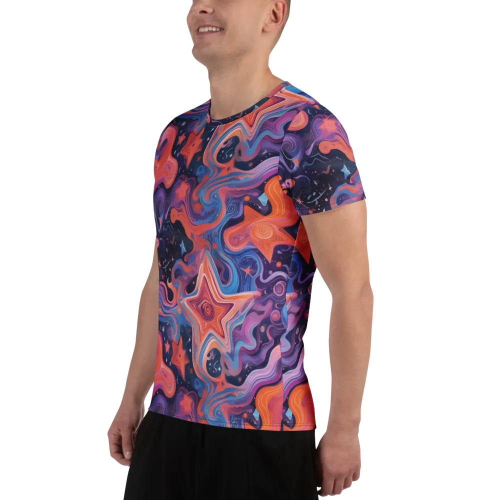 Astrofluid on Men's Athletic T-Shirt — Left
