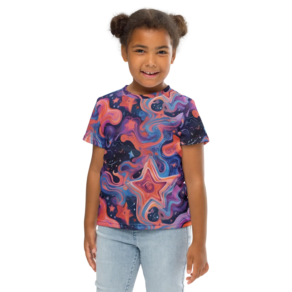 Astrofluid on Kids Crew Neck T-Shirt — Front