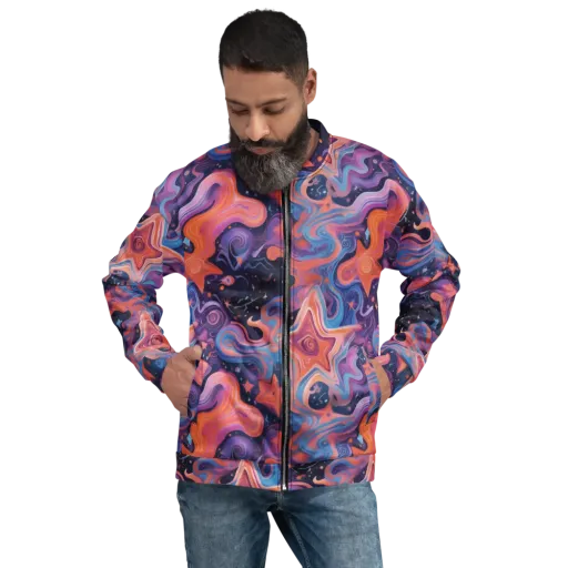 Astrofluid on a Bomber Jacket