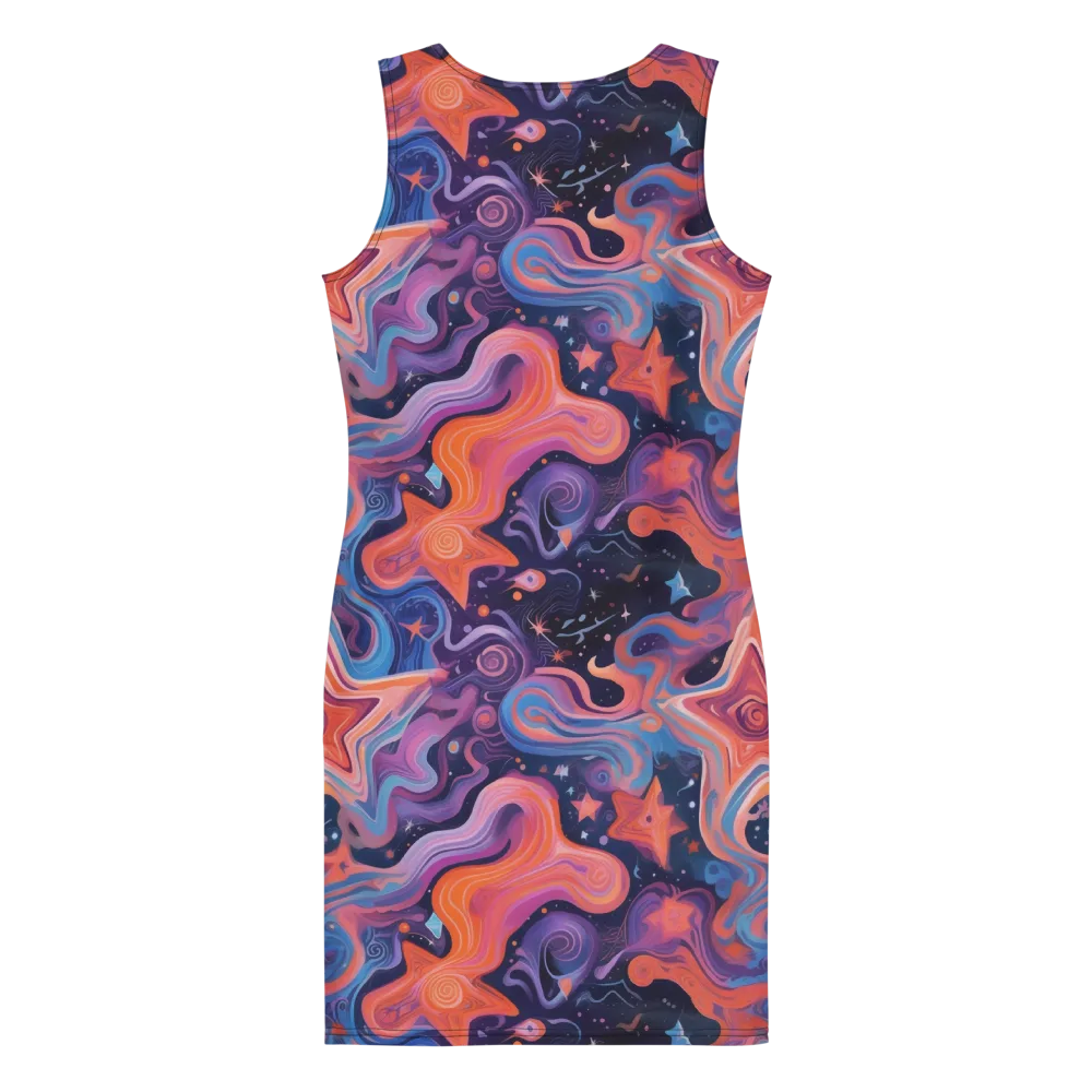 Astrofluid on Bodycon Dress — Back