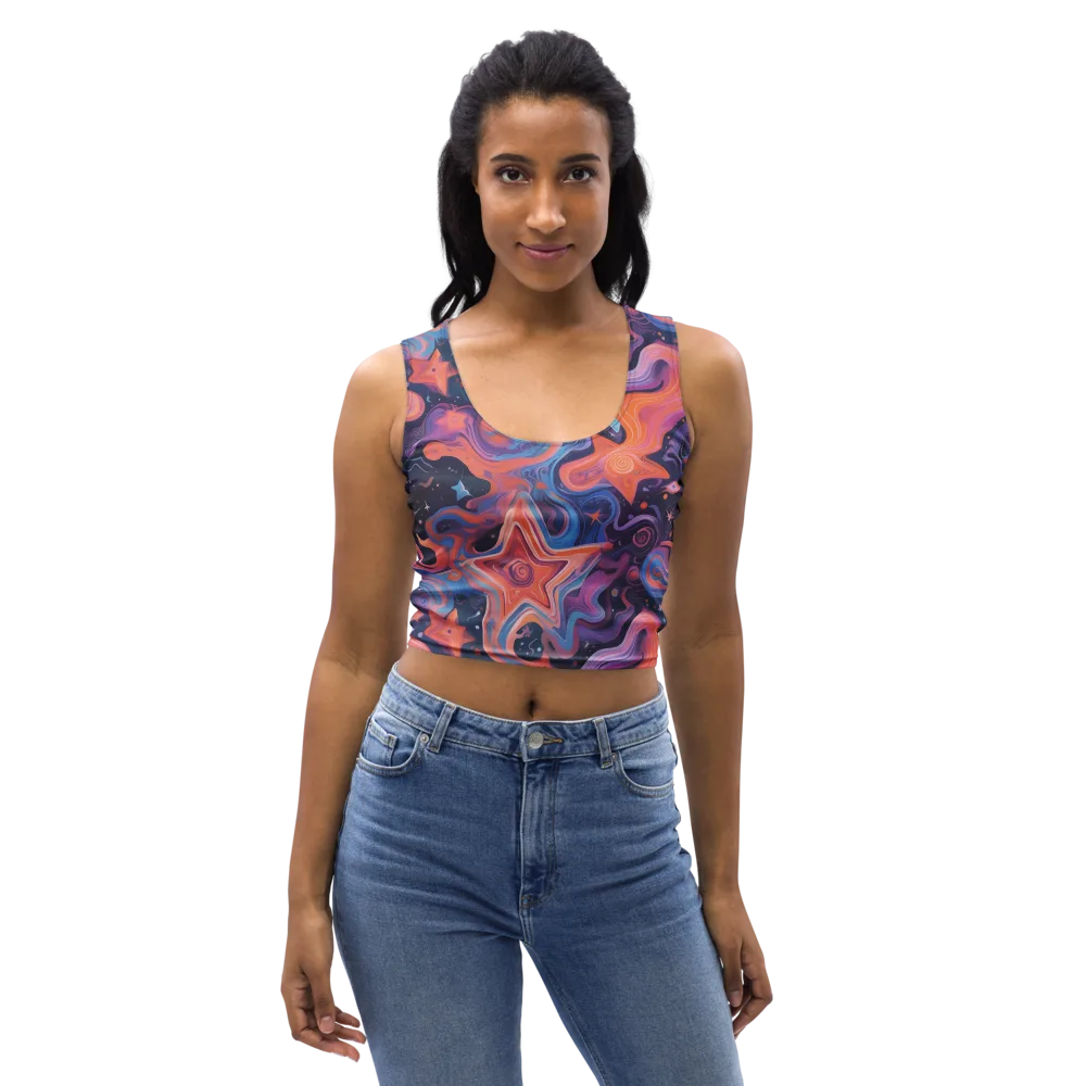 Astrofluid on Crop Top — Front