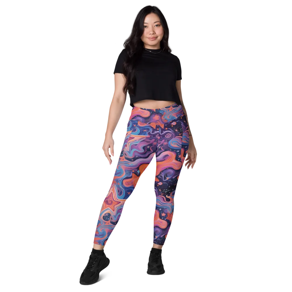 Astrofluid on Leggings with Pockets — Front