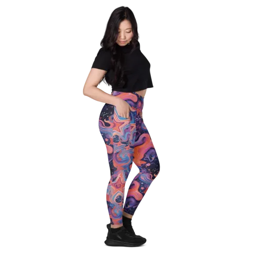 Astrofluid on a Leggings with Pockets