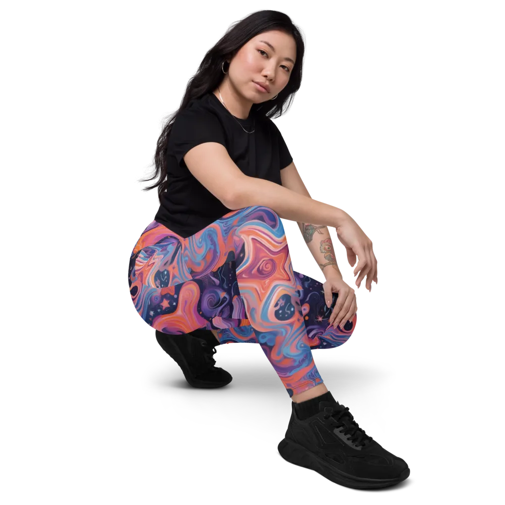 Astrofluid on Leggings with Pockets — Right Front