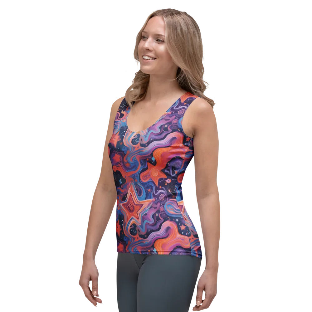 Astrofluid on Women's Tank Top — Left Front