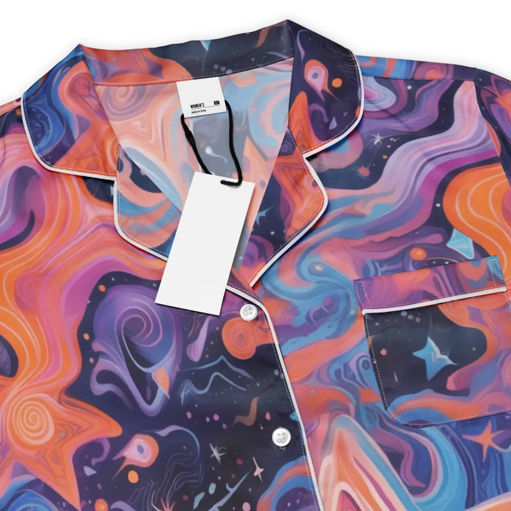Astrofluid on Women's Short Sleeve Pajama Top — Product details
