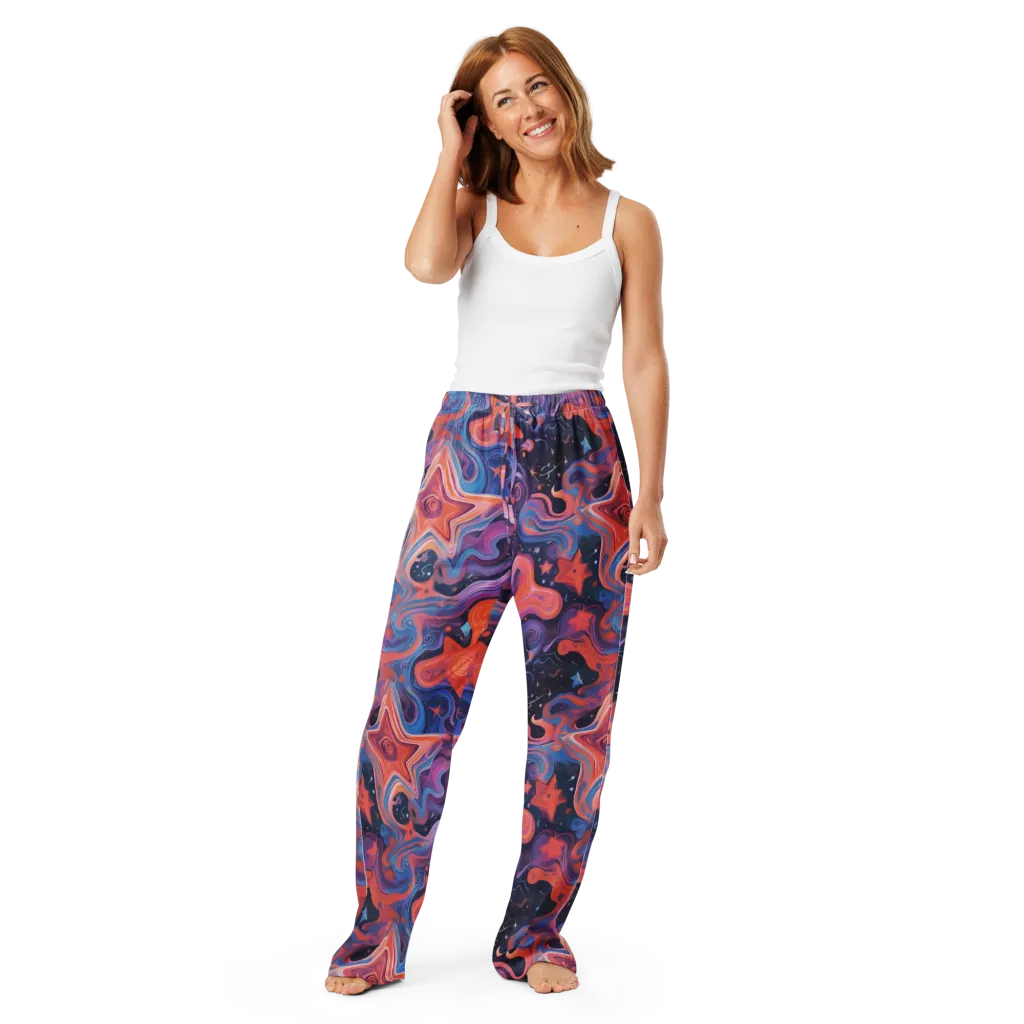 Astrofluid on Women's Pajama Pants — Front