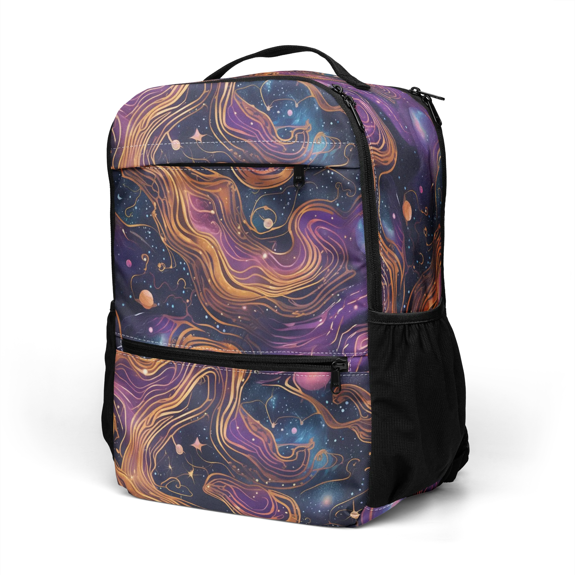 Orbiting Velvet on Utility Backpack — Left Front