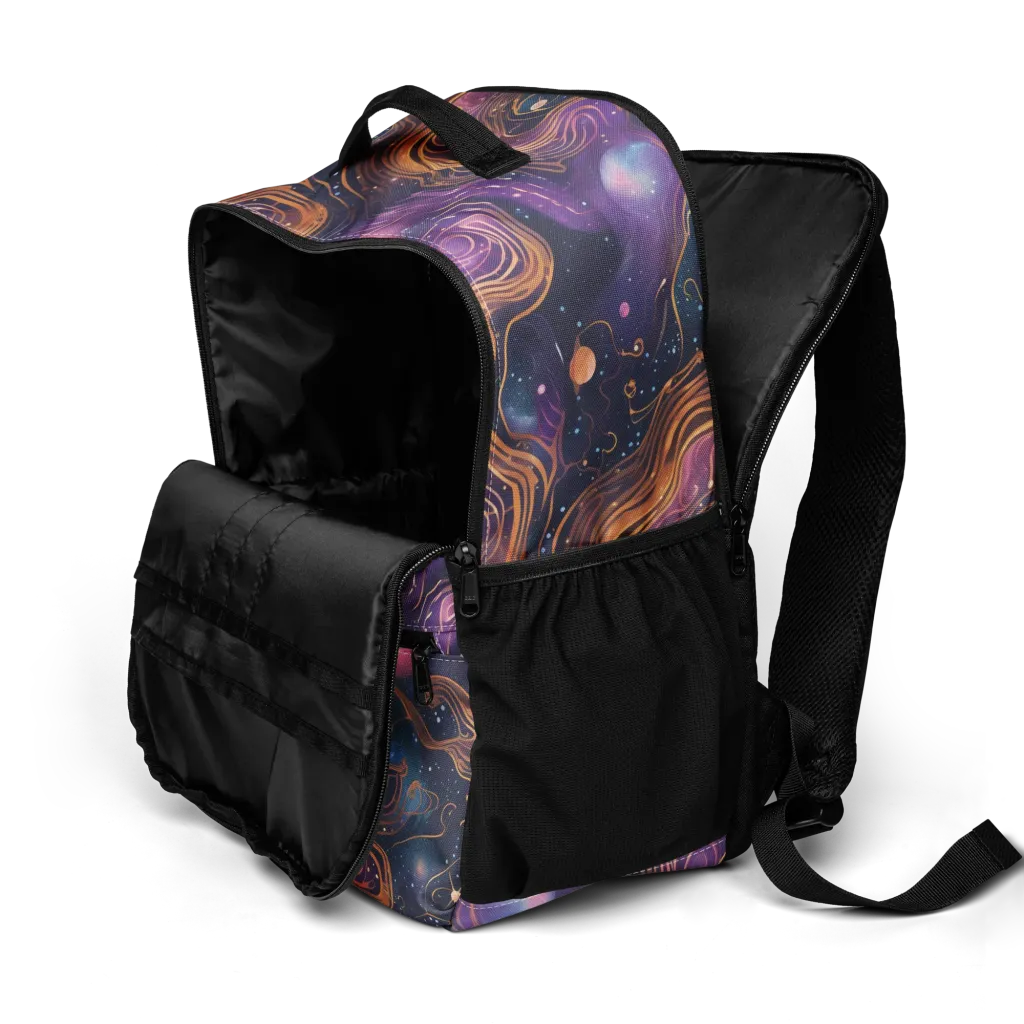 Orbiting Velvet on Utility Backpack — Product details 2