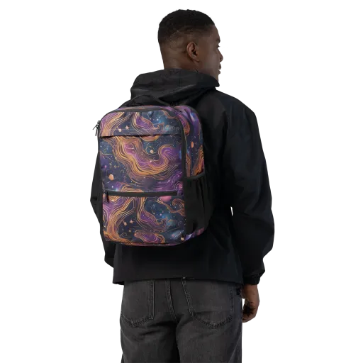 Orbiting Velvet on a Utility Backpack