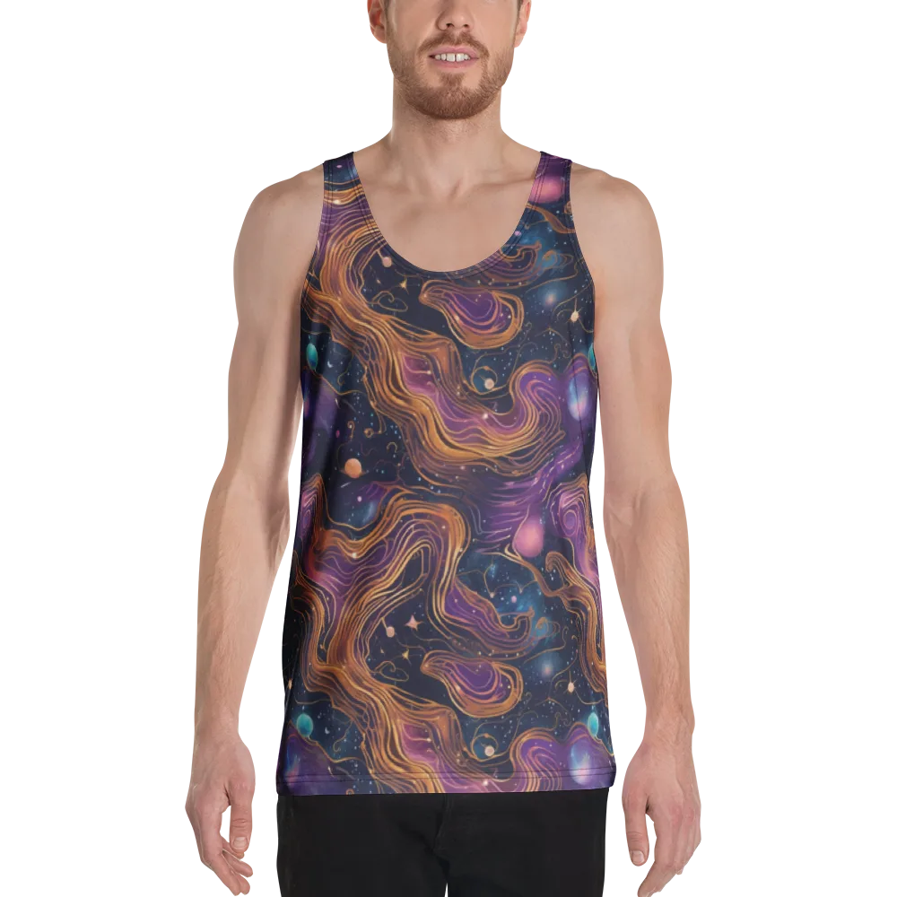 Orbiting Velvet on Men's Tank Top — Front