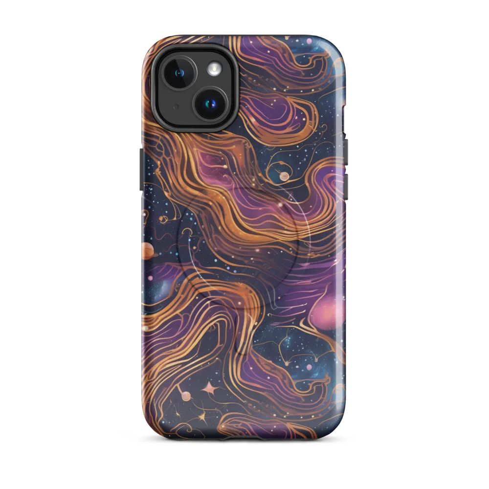 Orbiting Velvet on MagSafe Tough Case for iPhone® — Front