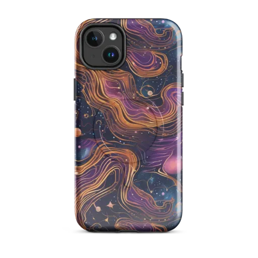 Orbiting Velvet on a MagSafe Tough Case for iPhone®