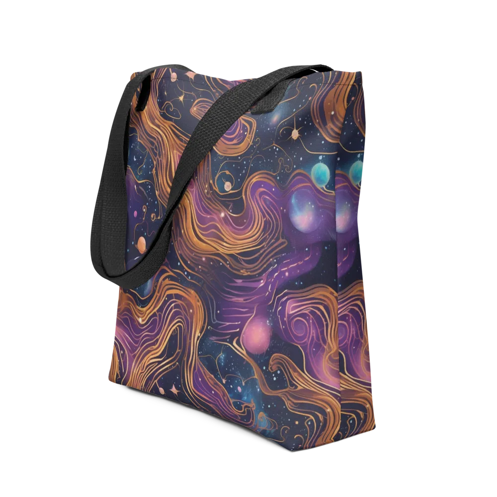 Orbiting Velvet on Tote Bag — Front