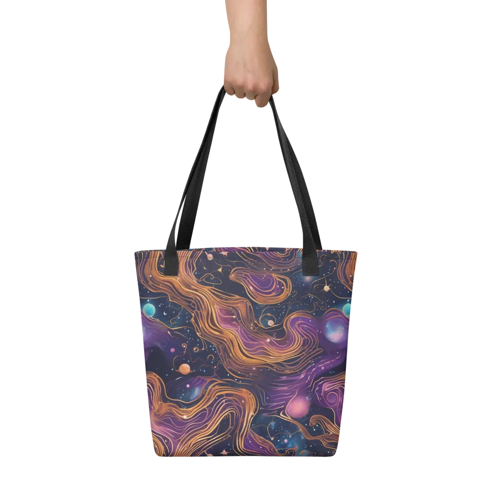 Orbiting Velvet on Tote Bag — Front
