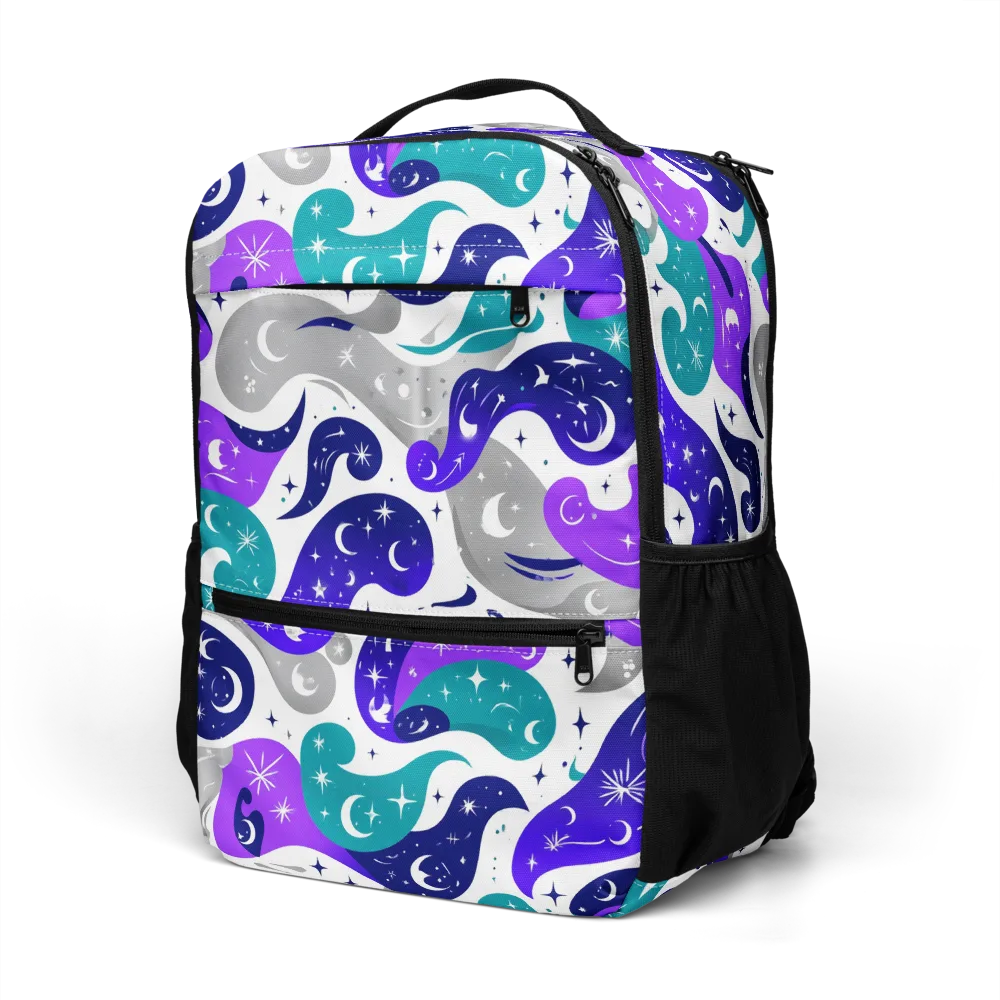 Astral Paisley on Utility Backpack — Left Front