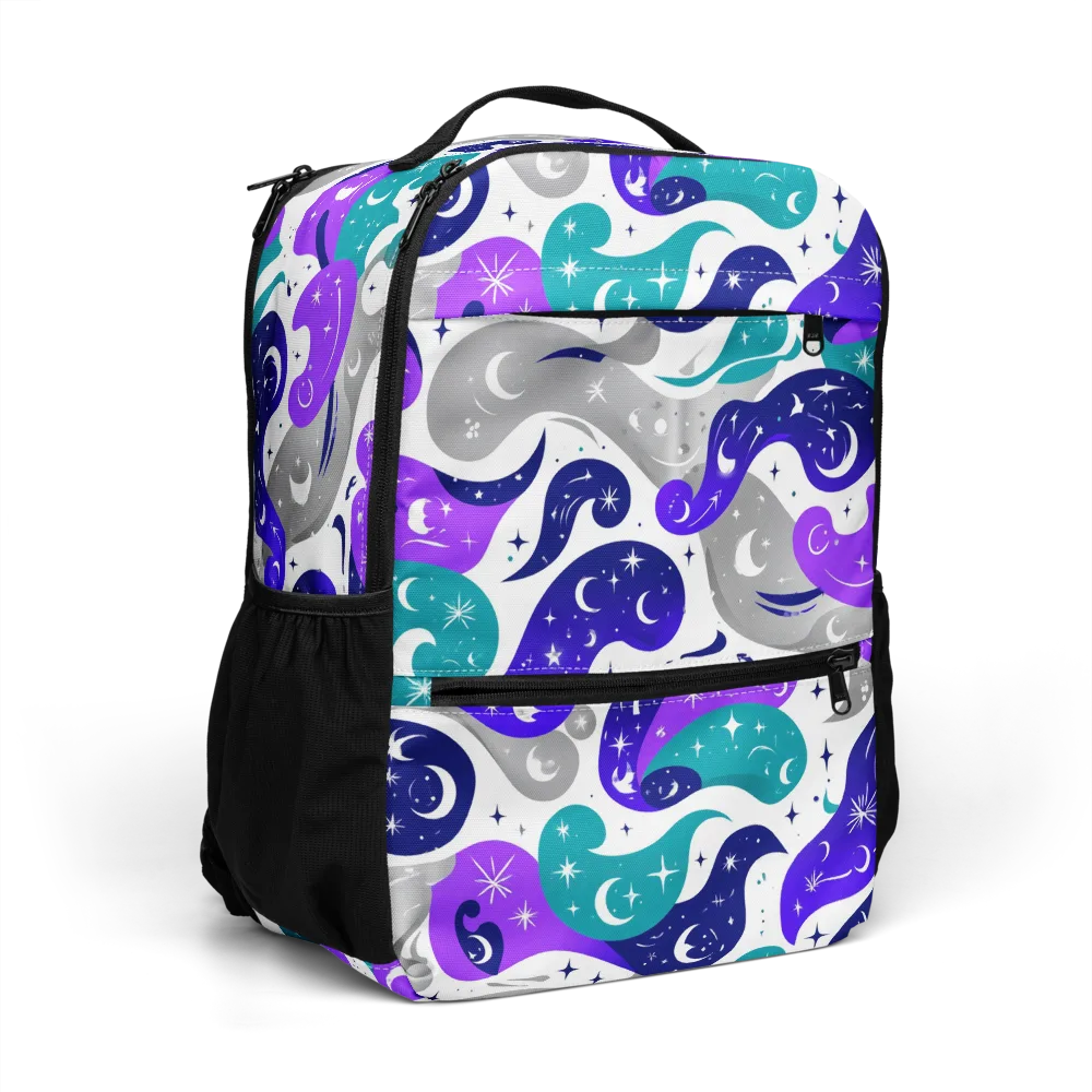 Astral Paisley on Utility Backpack — Right Front
