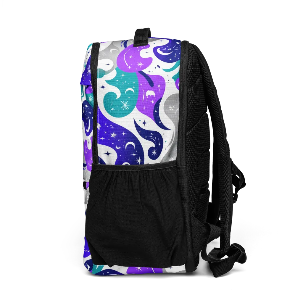 Astral Paisley on Utility Backpack — Left