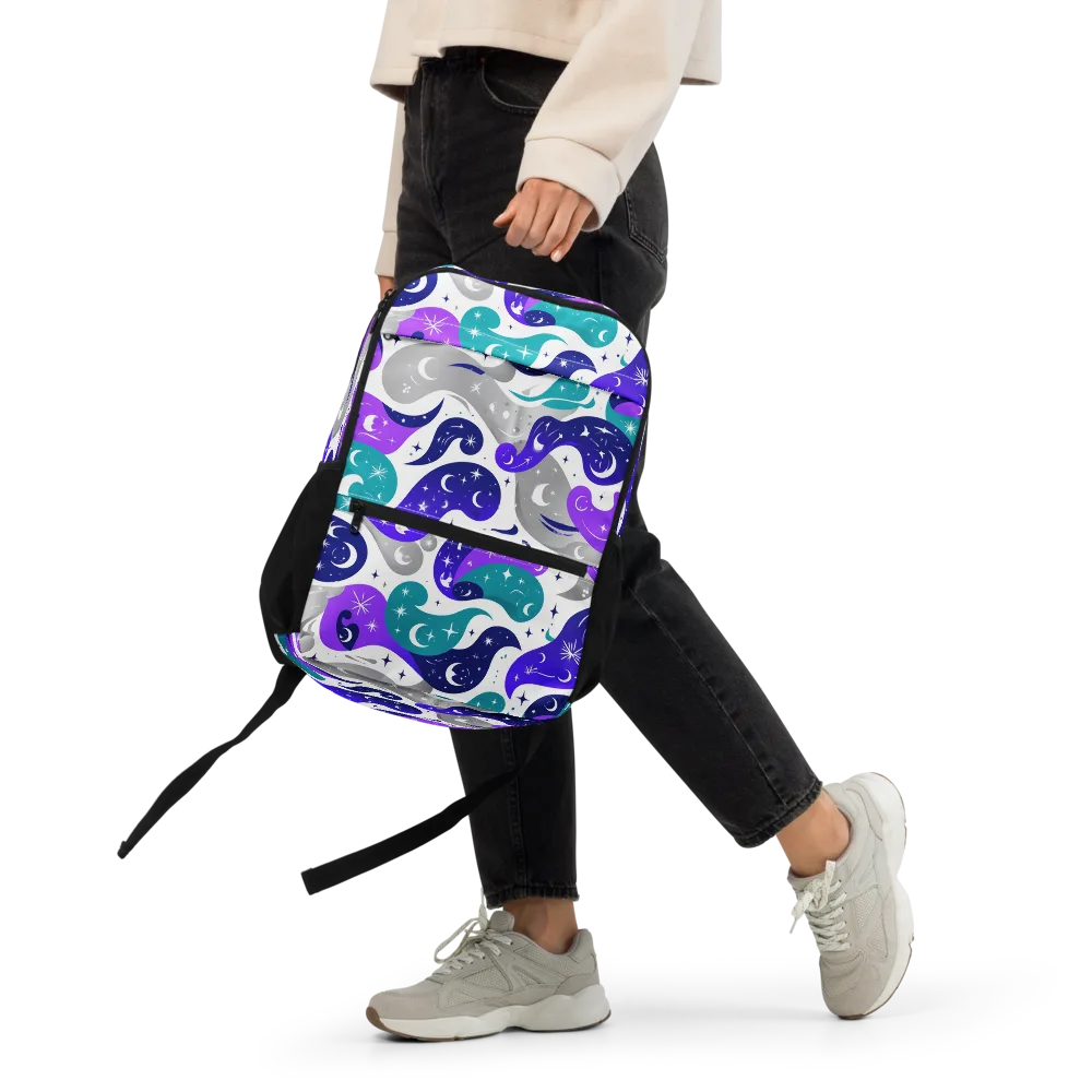 Astral Paisley on Utility Backpack — Front